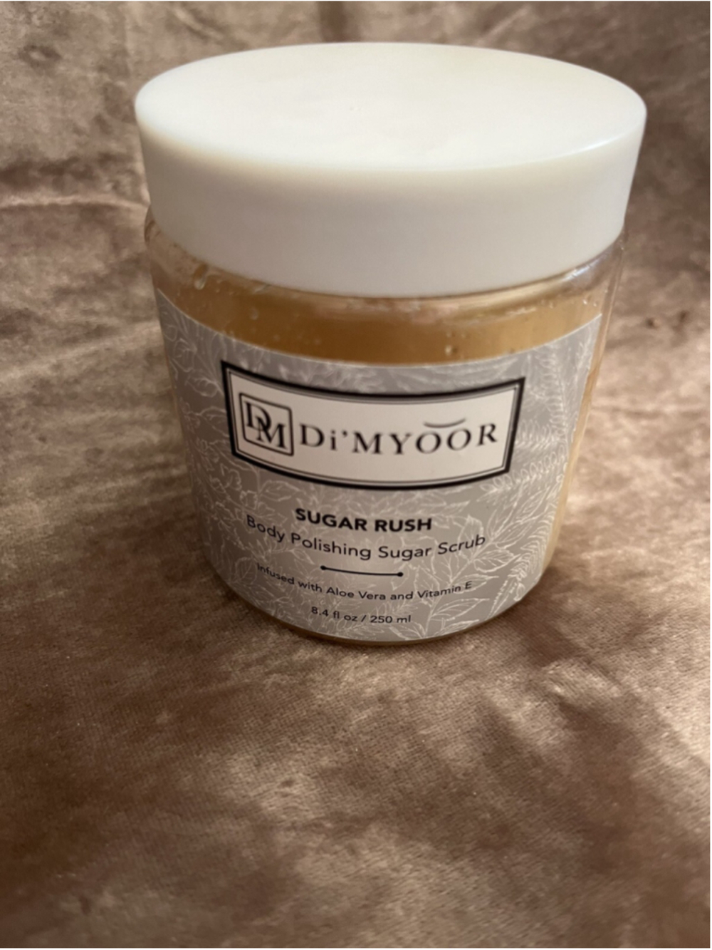 SUGAR RUSH Body Polishing Sugar Scrub by Di'Myoor - Organic Anti Aging New